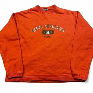 Vintage Roots Canada sportswear preppy Crewneck sweatshirt size small